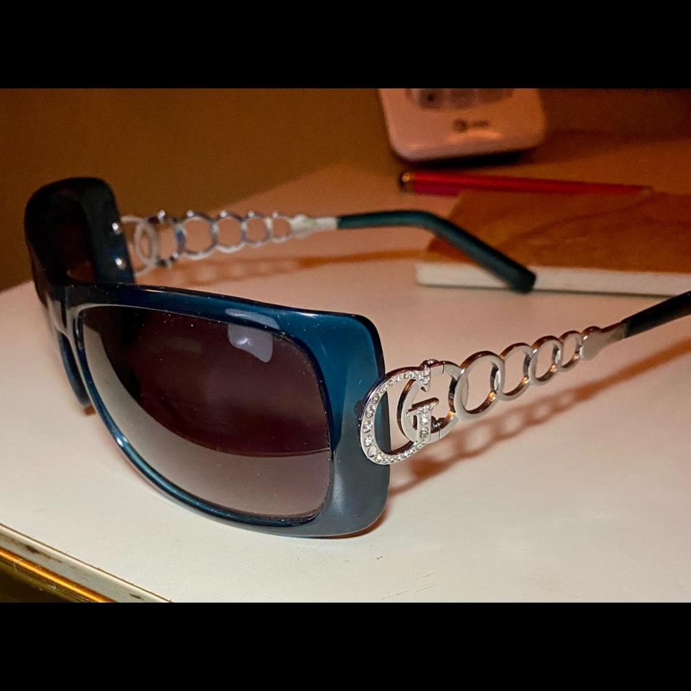 Beautiful blue new sunglasses